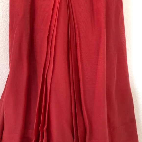 Beautiful Marc Jacobs Orange Ruffle Dress size 6 - Picture 3 of 7